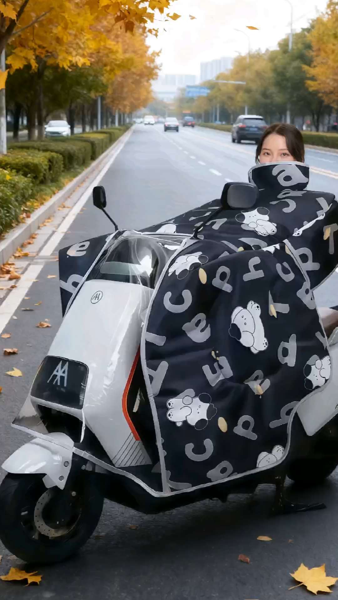 #电动车挡风 #挡风被 #强烈推荐 #防风防雨 #骑行日常