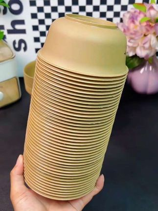 这款稻壳一次性餐具碗加厚可降解食品级家用户外火锅#一次性稻壳碗 #一次性碗真的很省心 #一次性稻壳碗