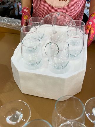 6只红酒杯+醒酒器的酒具套装,好看还好用#酒具