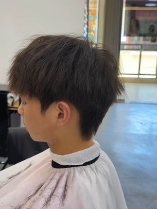#男士发型 #短发裁剪 微分碎盖修剪方式