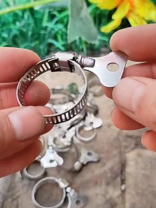 不锈钢卡箍水龙头接水管收紧箍煤气管紧固件铁手柄水管卡箍收紧器#不锈钢卡箍#水管固定#实用好物
