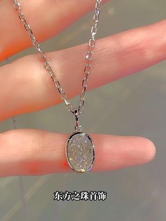 七克拉小金蛋子项链加粗加粗链子纯银项链夏季小众项链锁骨链 #项链 #项链吊坠 #锁骨链 #纯银项链 #吊坠