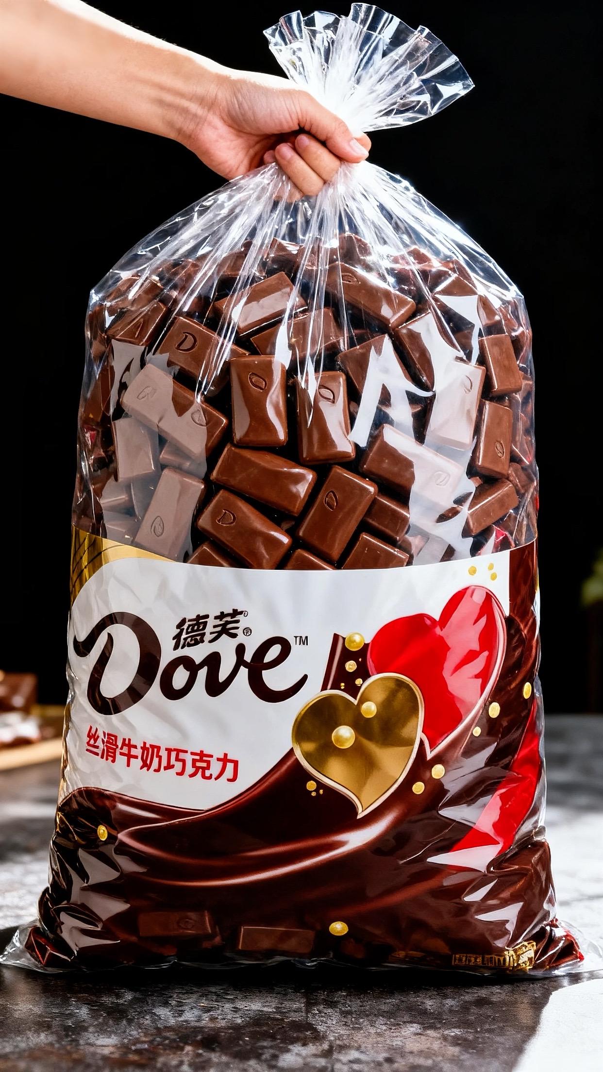 家人们,德芙牛奶巧克力也来卷啦!到手一大袋45颗!真的超好吃超划算! 独立包装干净卫生,奶香味巨浓郁,入口丝滑醇香,不会很甜腻,真的太好吃啊!! #德芙巧克力 #德芙 #德芙纵享丝滑 #巧克力控 #舌尖上的味道