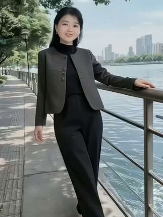 姐妹们快来看看这件毛呢西装外套,它可是罗衣日记家的定制款哦!#无限回购的宝藏单品 #通勤搭配 #优雅气质 #春秋穿搭 #穿出自信穿出美丽