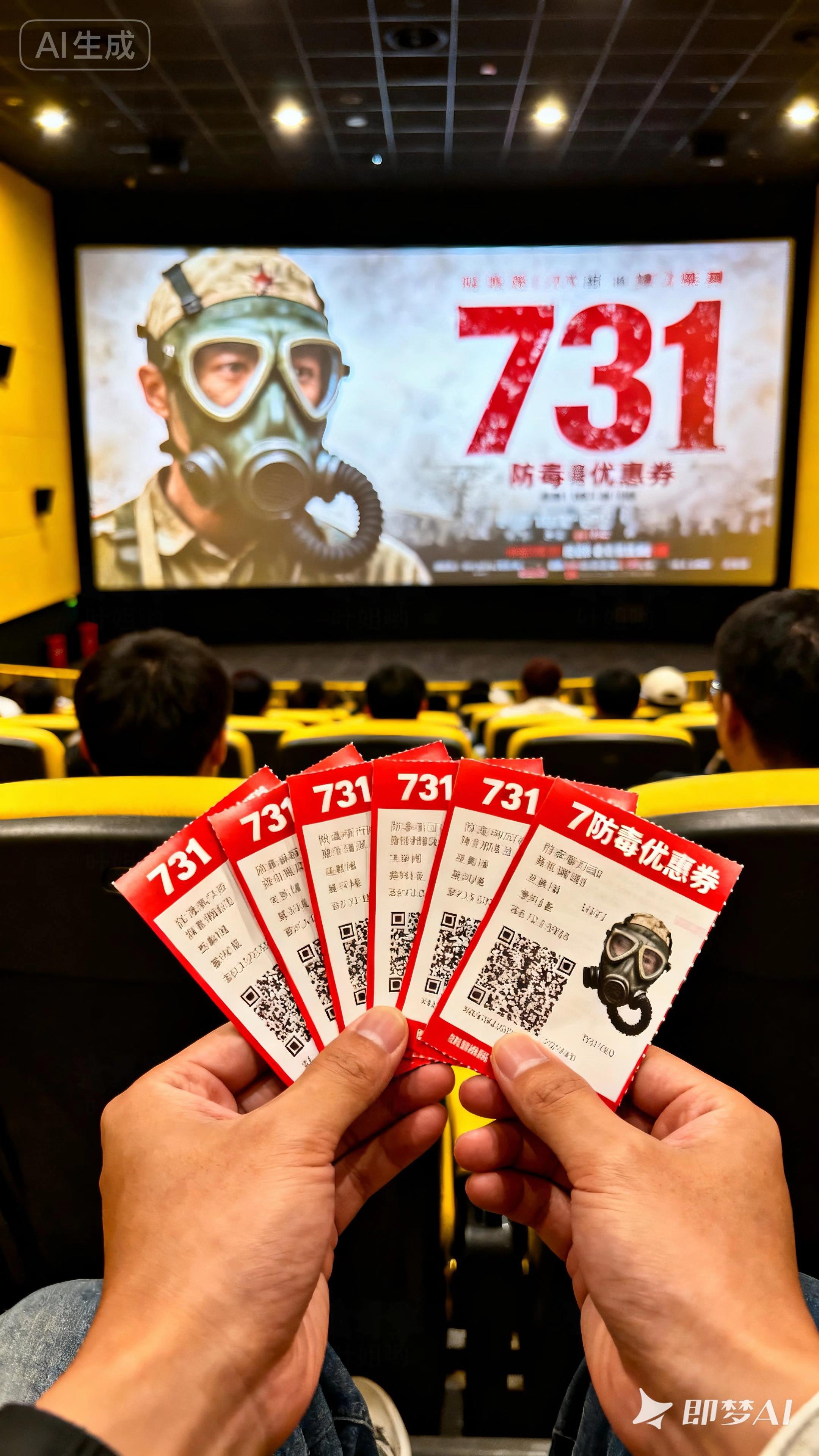 家人们,这部聚焦731那段历史的影片真的得看!那段沉甸甸的过往,咱们万万不能忘。银幕上的每一个画面、每一处细节,都在提醒着我们要记得先辈经历的磨难和不屈的抗争。走进影院去看,是和历史的一次深入交流,更是对家国的一份真诚回望!#铭记历史缅怀先辈 #关于731的电影值得看 #有深度的观影体验 #历史需要被铭记