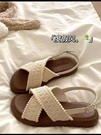 仙女风凉鞋,慵懒脚步也迷人 #夏季凉鞋 #好物分享 #女鞋