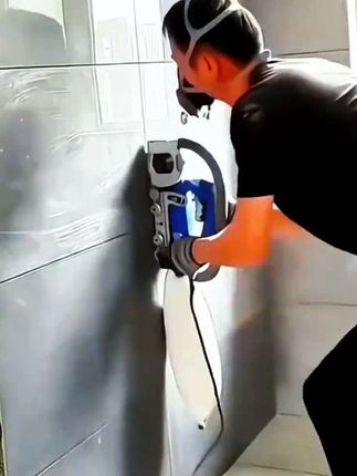 无尘清缝机    张怀玉三代电动清缝机瓷砖美缝剂施工具自吸尘地砖开缝神器开槽器#清缝工具#方便又实用