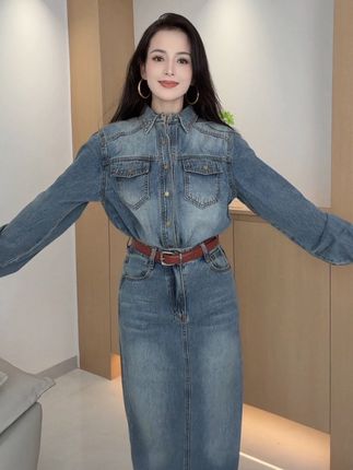 #牛仔穿搭 #女装 #牛仔外套穿搭 #熱門音樂🔥 #气质范