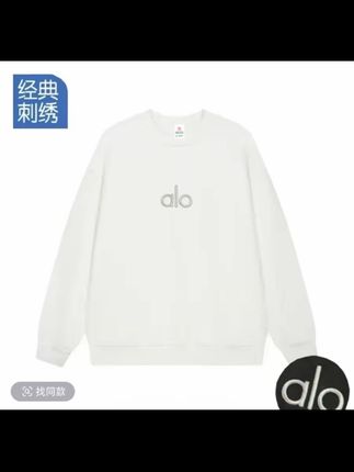 【万针刺绣】国潮新款百搭时尚圆领刺绣卫衣——ALO#卫衣 #百搭上衣 #休闲穿搭 #秋冬穿搭 #面料柔软舒适