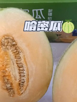 #哈密瓜#新疆哈密 来自新疆哈密的哈密瓜。现摘现发绝对新鲜