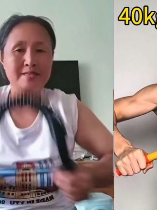 突然感觉肌肉白练了!#臂力棒 #手臂训练#力量训练