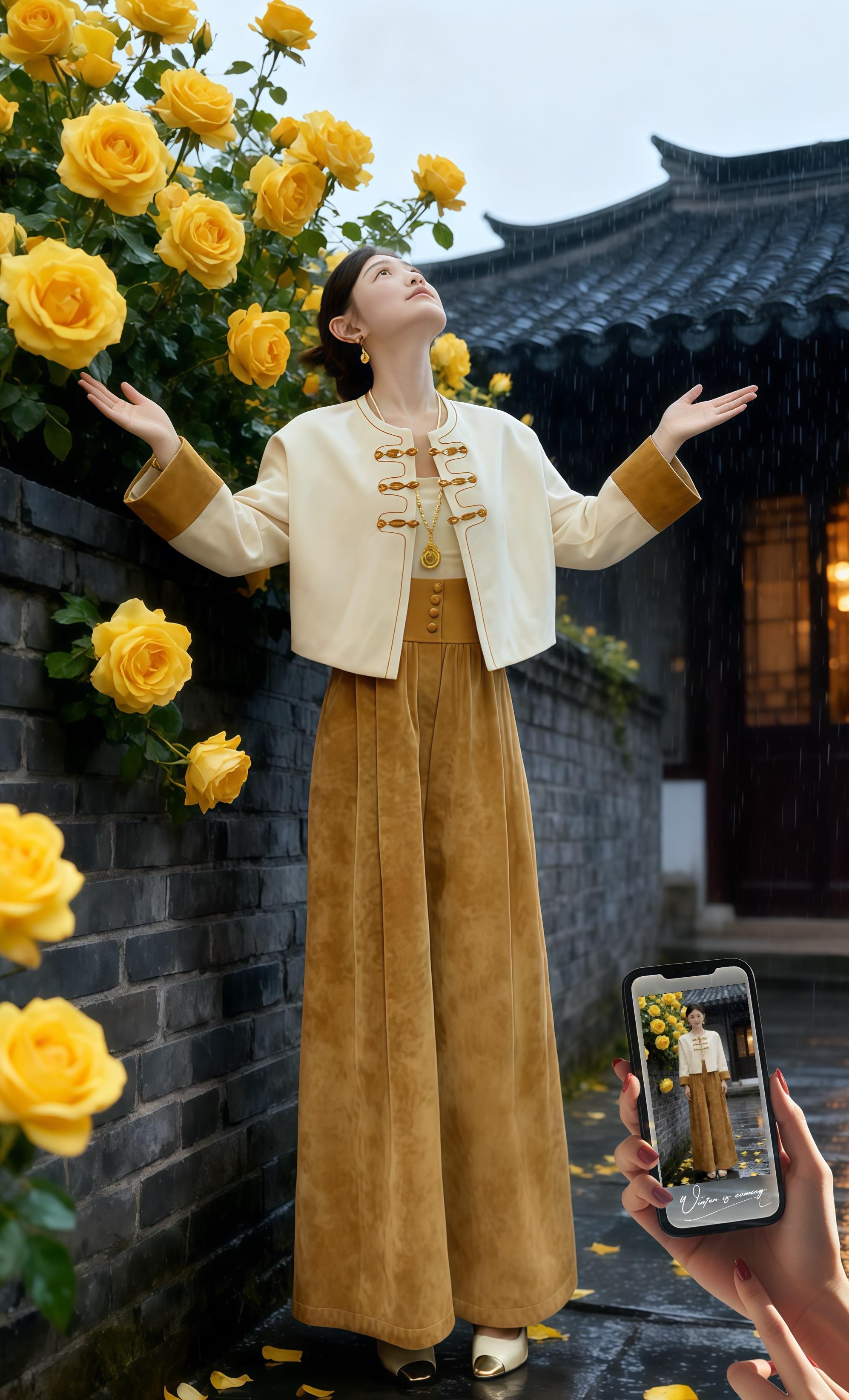 #东方美 #古典美 #国风古韵 #预制国庆出游穿搭 #中式服装 @抖加🔥上热门🔥dou+🔥热点宝 @DOU+小助手 @DOU+上热门