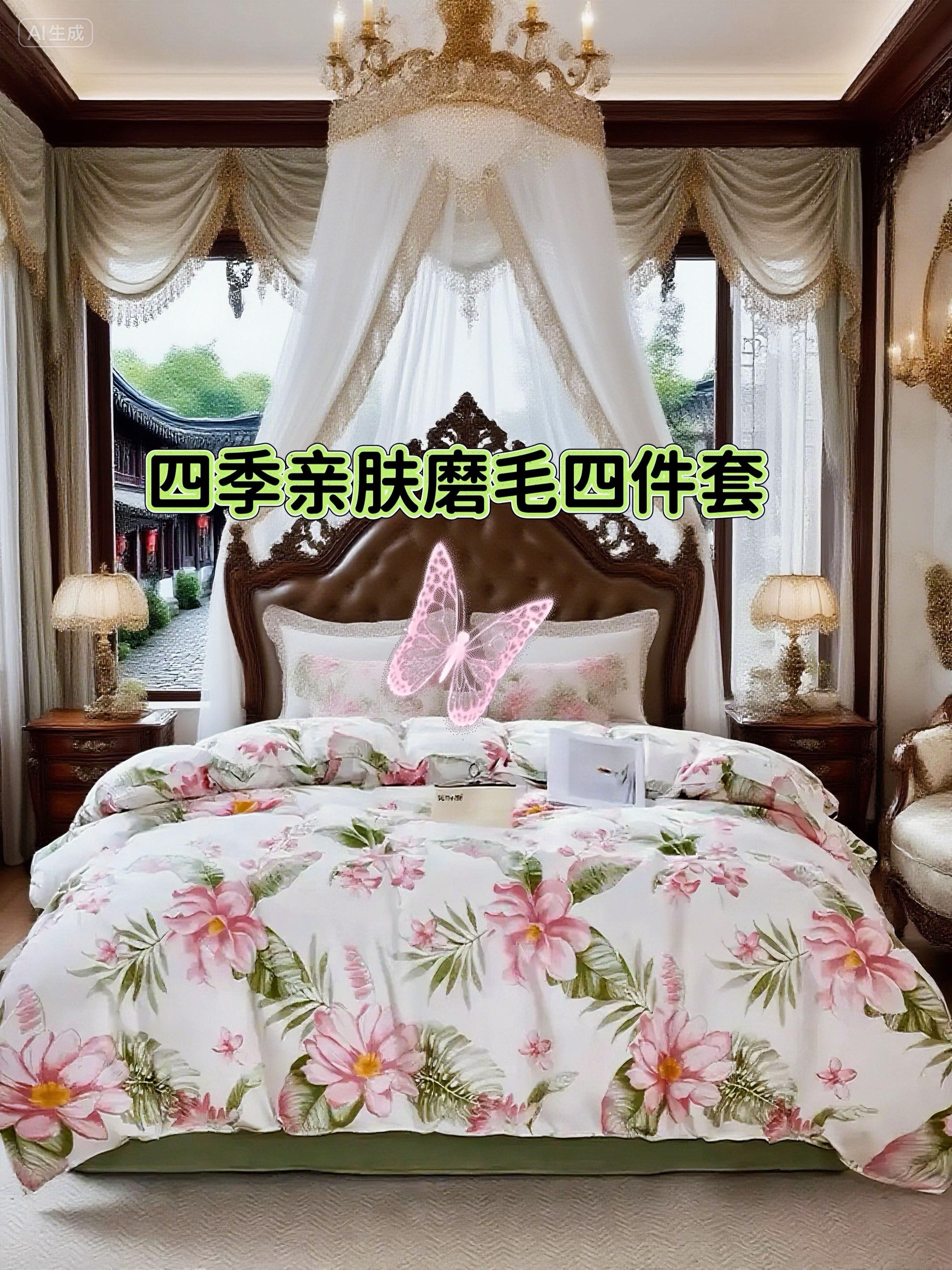 救命!这四件套让我每天多睡2小时 家人们,找到能“治愈失眠”的床品了——四季亲肤磨毛四件套! 🌙 亲肤buff叠满:磨毛面料自带“云朵滤镜”,躺上去像被温柔包裹,压力瞬间消散,沾枕头就困💤 🌷 颜值治愈一切:清新花卉印花把“春日生机”搬上床,看着就心情舒畅,连起床气都少了大半🌸 🍃 四季省心王:不用纠结季节换床品,它又暖又透气,夏天不闷汗、冬天锁温度,打工人省事儿到哭💼 自从换了这套,朋友来睡都赖着不走,说要把家里的床品全换成同款~ 想提升睡眠幸福感的宝子,冲就完事儿,睡一次就爱上! #四季床品 #亲肤四件套 #失眠救星 #家居好物