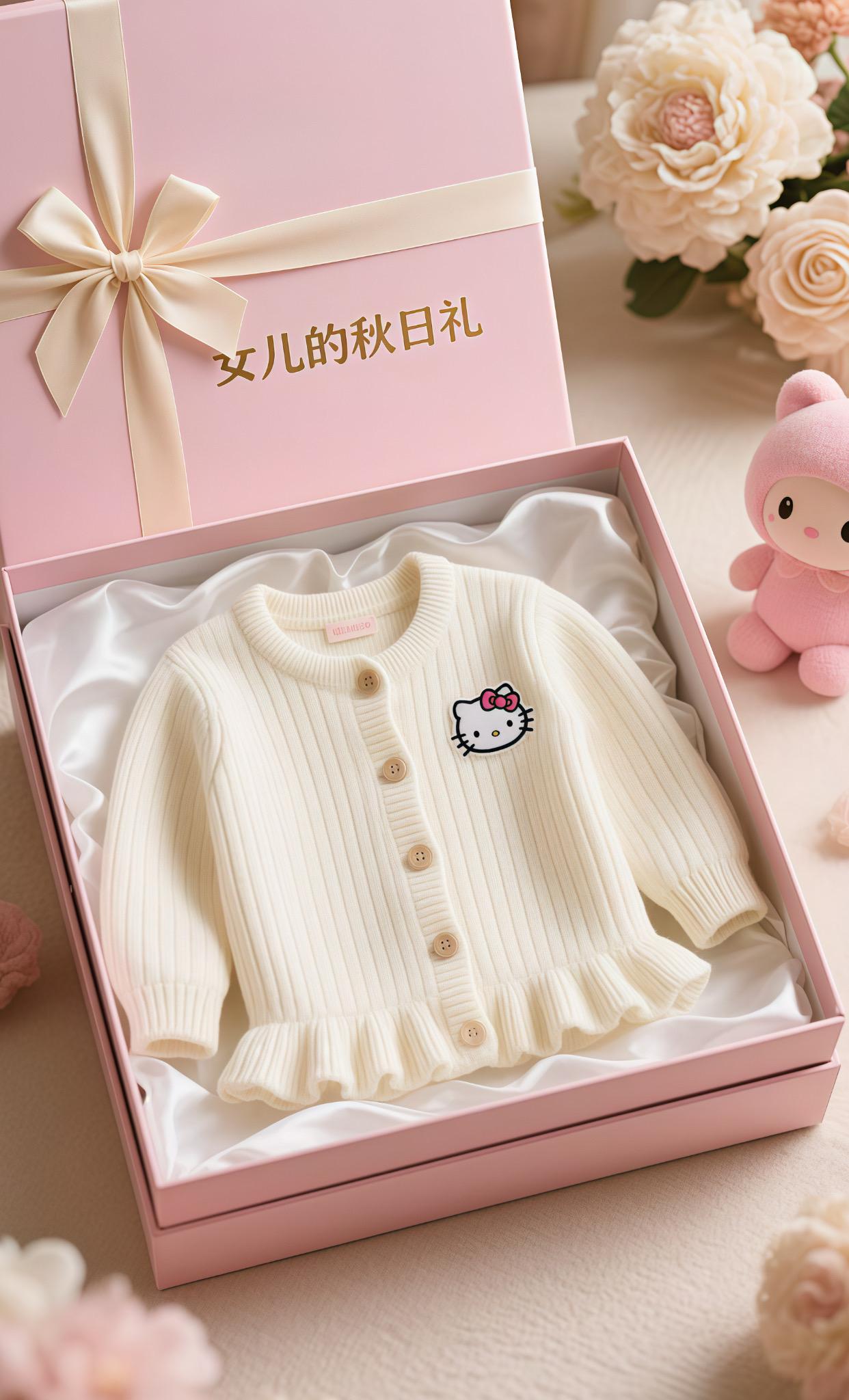 她来这个家当然是来享福的 她是在期待里出生的 在爱里长大的小孩子呀~ #针织开衫 #甜美穿搭 #毛衣穿搭 #你的萌娃穿搭博主已上线 #早秋不费力显贵穿搭