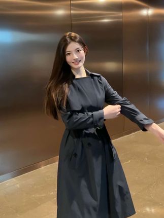 藏蓝色风衣又来了#风衣 #初秋穿搭