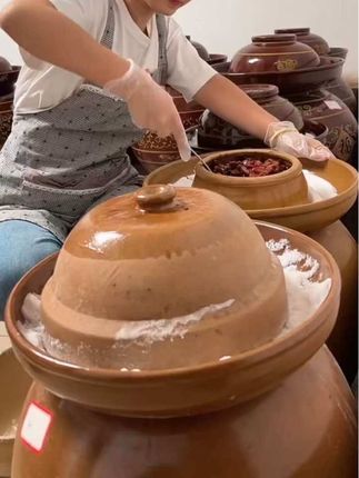 湖北特产荆州监利尺八酱豆瓣酱辣椒酱 辣酱下饭菜包邮400 克850克#豆瓣酱 #家用货#我的乡村生活 #家乡的味道 #新鲜出炉