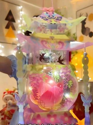#花灯 #手工diy #灯会 #中秋节手工灯笼 #灯笼