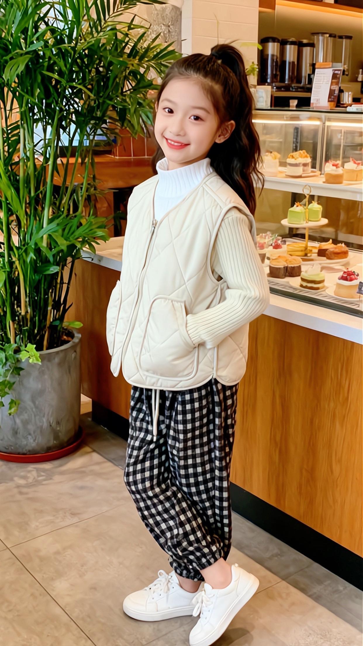 秋冬给娃选外搭,这件韩版加绒马甲直接封神。~软乎乎保暖不臃肿,内搭毛衣、外搭外套都时髦,男女宝穿都显利落,出门被问爆链接~ #上热门 #穿搭 #百搭 #马甲 #保暖又好看