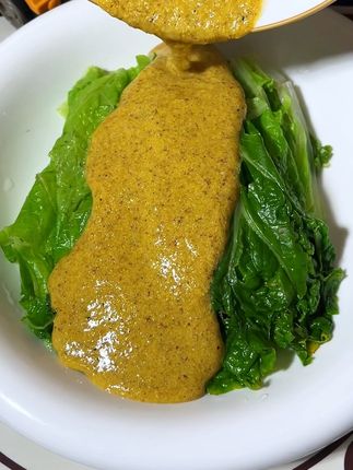 你一定想不到,大白菜浇上老芥末,给我两斤牛肉都不换。#芥末