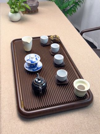 #茶盘#实木茶盘#茶具茶盘#茶盘实木#电木款茶盘 家用实木排水茶盘