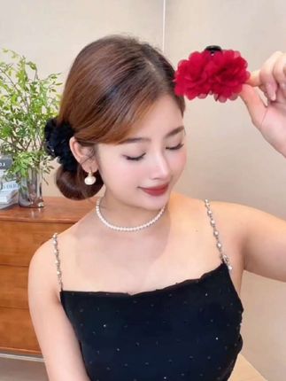 #头饰发饰 #夏季穿搭 #抓夹 #今日分享