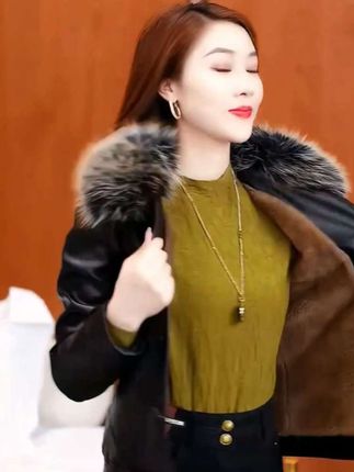 #皮衣外套#气质穿搭 #品质女装 #高级感穿搭 #时尚女装