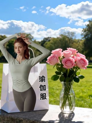 #健身穿搭 #好身材练起来 #瑜伽服也能搭出时尚感 #面料柔软舒适 #运动女孩