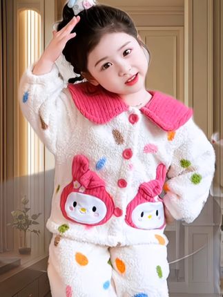 #女童睡衣家居服 #女童睡衣 #女童家居服套装 #女童女童洋气睡衣套装 #女童可爱家居服套装