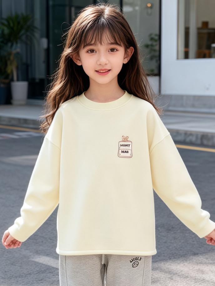 #预制国庆出游穿搭 #生女儿就要这样穿 #学院风穿搭 #女童卫衣 #女儿穿搭