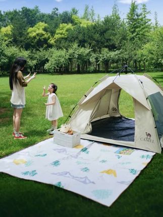 骆驼云沙户外露营帐篷!三秒速开,防雨防晒不闷热!#露营帐篷 #帐篷 #户外露营 #户外装备 #露营