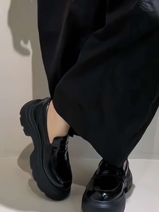#女式新款乐福鞋 #时尚穿搭 #中式乐福鞋 #明星同款女单鞋 #百搭鞋子