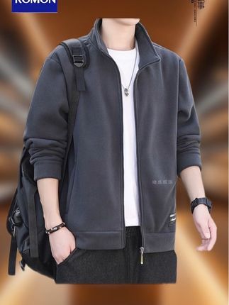 #罗蒙男装#高品质低价位 #时尚气质穿搭 #摇粒绒外套#休闲百搭
