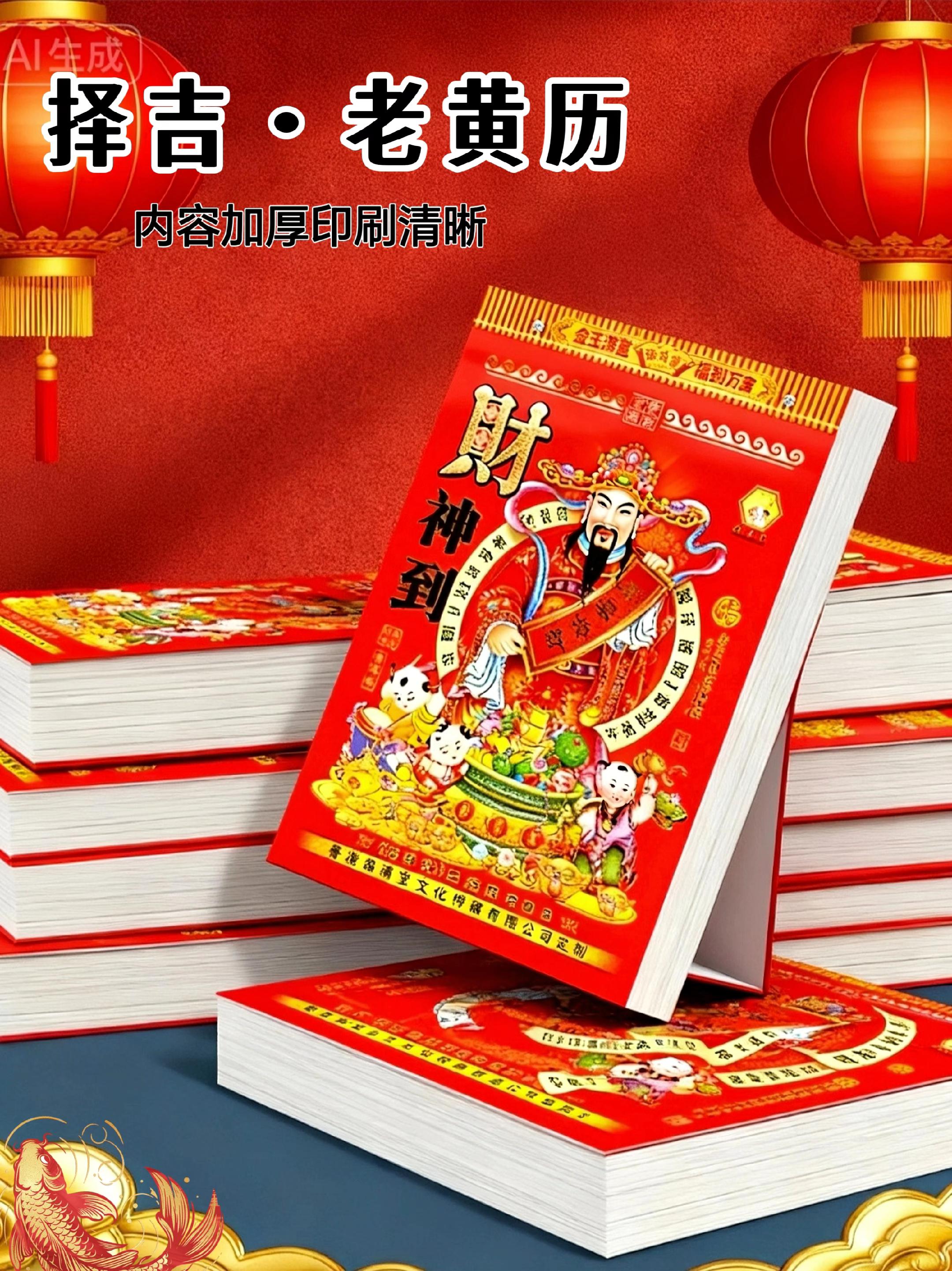 新款手撕老黄历挂历。择吉老黄历,遵循传统历法规则,依据天干地支、星宿运转推算,帮你选出顺遂如意的日子,开启好运人生。它不仅是时间的记录,更是生活的指南,!#老农历#好运气接财接福#涨知识#生活必备