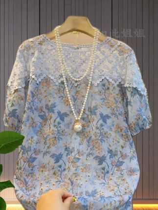 #夏季穿搭 #大码女装 #洋气减龄 #遮肉显瘦 #气质穿搭