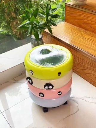#甜甜圈垃圾桶 #带轮垃圾桶 #垃圾桶 #客厅垃圾桶 #居家好物