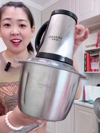 厨房做饭、打汁儿好帮手~5叶不锈钢大品牌多功能绞肉机,绞菜、绞肉、和面,轻松搞定,省时省力#好物推荐🔥 #厨房好物 #实用好物 #非常方便实用 #多功能绞肉机