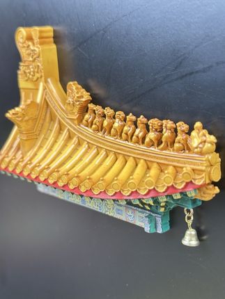 天安门上的脊兽屋檐#天安门 #脊兽 #文创 #冰箱贴