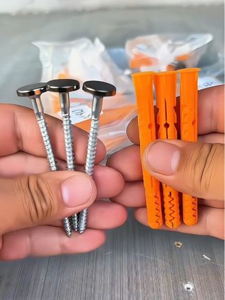 大胀力膨胀螺丝带装饰盖#高效率五金工具 #膨胀螺丝 #实用工具