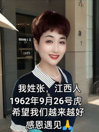 62年的虎,转眼己过大半生,希望我们余生平安健康,幸福快乐,#穿搭 #穿出自己的风格 #愿所有人平安健康 收起