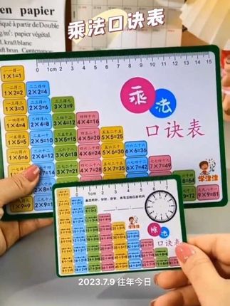 #学习用品 #学生用品 #开学必备 #文具推荐 #乘法口诀表