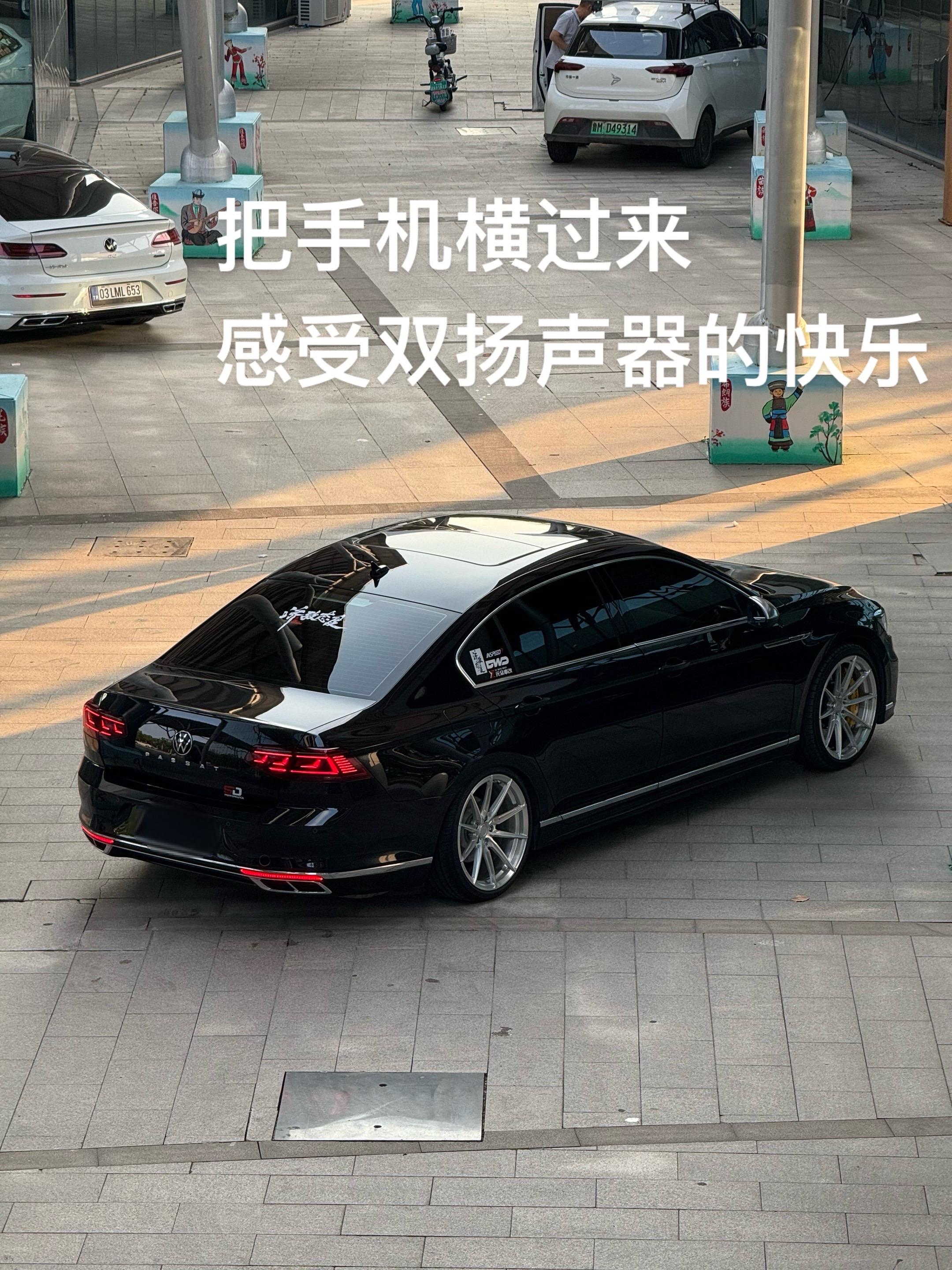 双响声 #双扬声器 #迈腾 #WF轮毂