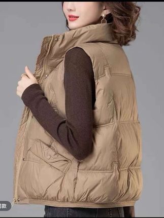 【80-200斤】短款棉马甲2025新款时尚保暖加厚外穿马甲保暖背心坎肩#冬季必备 #外套马甲 #美出高级感 #好物推荐🔥 #官方大大申请热门