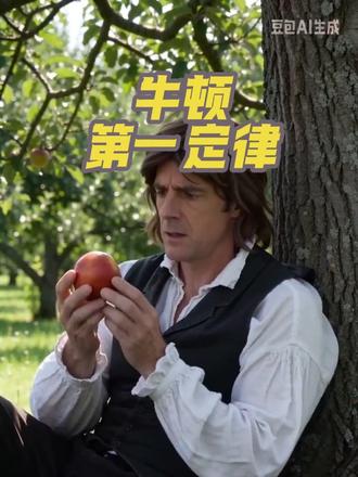 一分钟学物理之牛顿第一定律,叫你的小伙伴都来学#八下物理 #物理 #力学