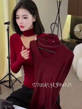 #秋季新款#百搭打底衫#气质穿搭#不挑年龄不挑身材 #单穿内搭都好看