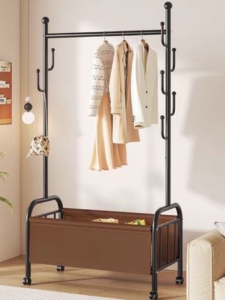 家用落地挂衣架移动衣帽架#挂衣架#衣帽架#移动衣帽架#晾衣架#落地衣架@巨量千川