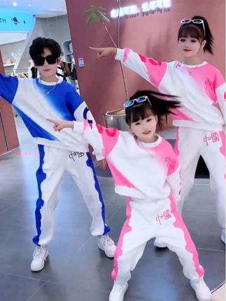 #运动休闲套装 #儿童时尚穿搭 #春秋穿搭 #谁穿谁好看