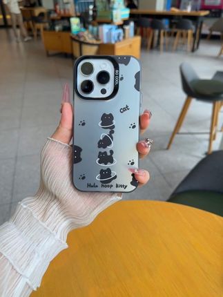 wow 呼啦圈小黑猫手机壳~#情侣日常 #情侣手机壳 #这个手机壳真的长在我心巴上了 #快分享给你的好友 #仙女必备