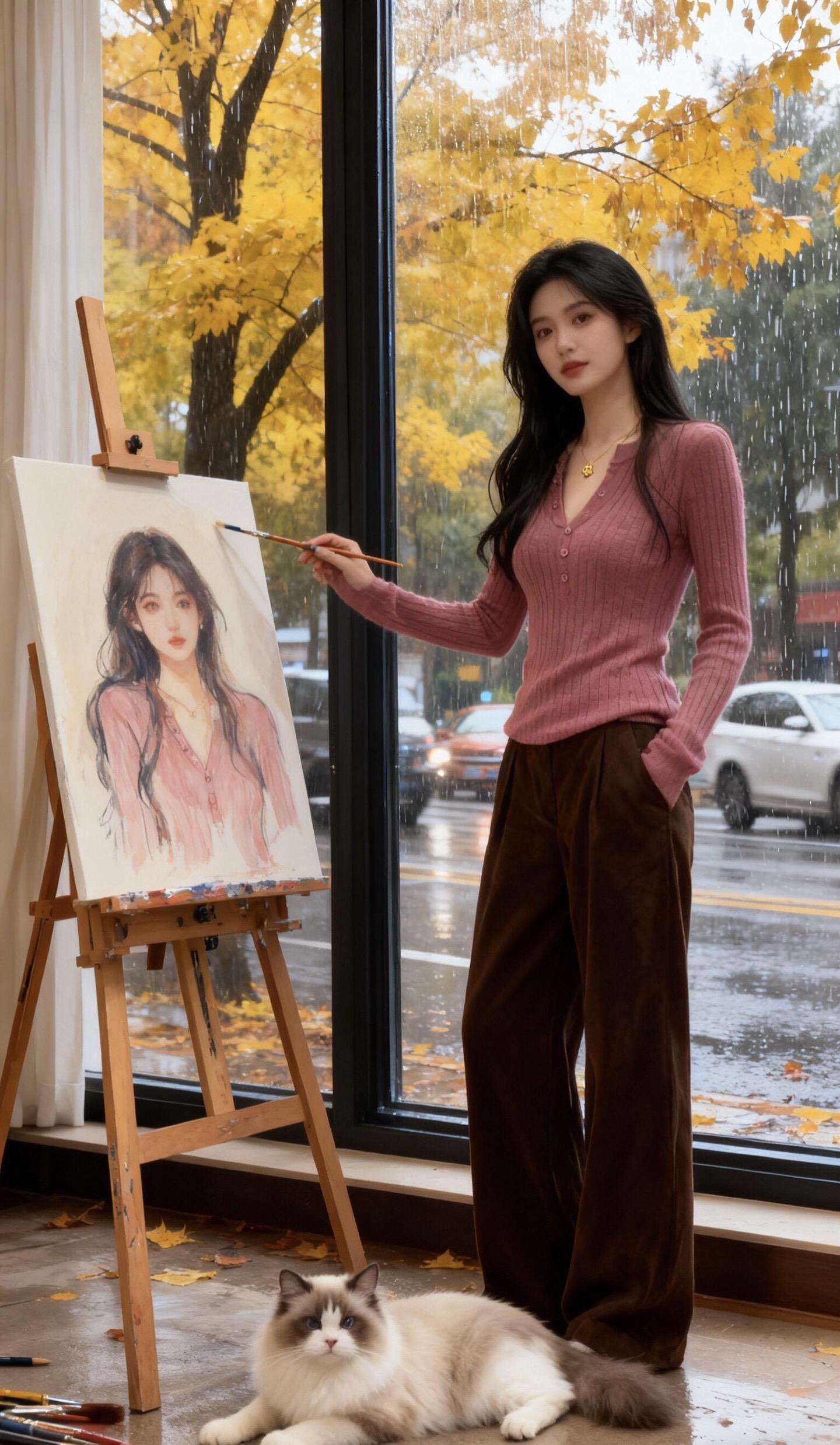 秋冬时尚显瘦修身打底针织衫女开口领毛衣#品质女装,#谁穿谁好看