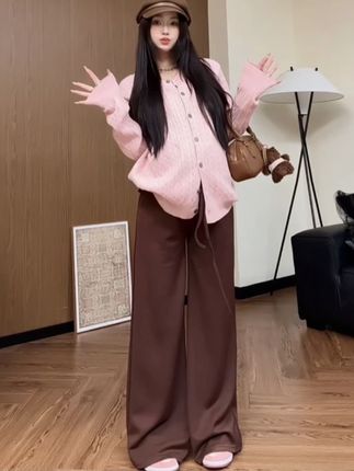 不勒肚子孕妇裤春秋款外穿新款韩版显瘦微喇叭裤时尚垂感孕妇裤子#孕妇裤 #显高显瘦显腿长 #百搭裤子 #韩系穿搭 #减龄显瘦穿搭