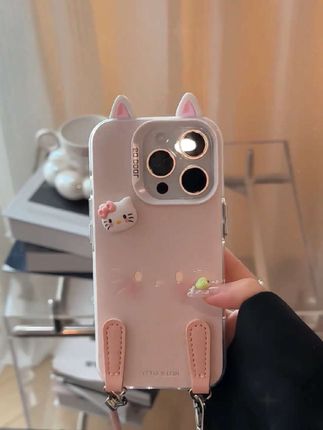 一眼心动!谁能拒绝这个粉嘟嘟的kitty猫壳壳~也太好看了叭! #手机壳 #少女心好物 #好物分享 #这个手机壳真的长在我心巴上了 #这也太好看了